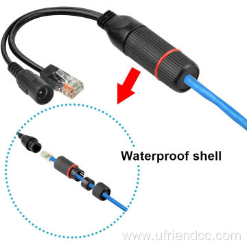 RJ45 camera cable DC RJ45 Connector cable